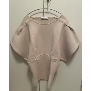 ザラ(ZARA)のZARA ザラ 半袖タックニット 半袖ニット ニット　S(ニット/セーター)