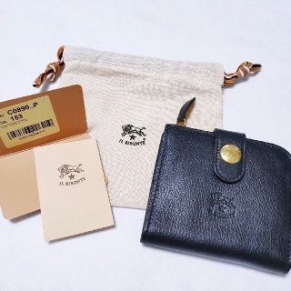 イルビゾンテ(IL BISONTE)のぶぅ様専用【新品】イルビゾンテ 二つ折り L字ファスナー コンパクト 財布 黒(財布)