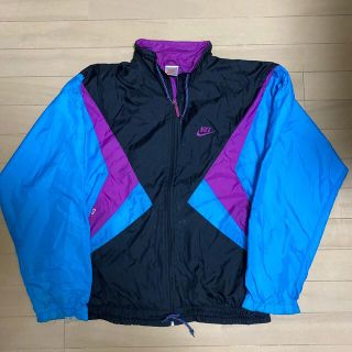 ナイキ(NIKE)の銀タグ　90s nike ナイロンジャケット　ナイキ  古着　mサイズ(ナイロンジャケット)