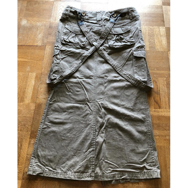 Durer(デュレル)の【Durer】ミリタリーロングスカート　Mサイズ レディースのスカート(ロングスカート)の商品写真