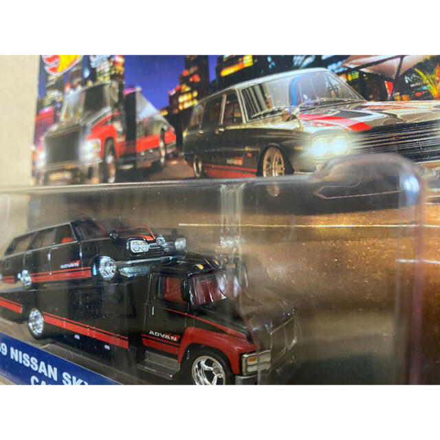 HOTWHEELS チームトランスポート　スカイライン　バン　アドバン