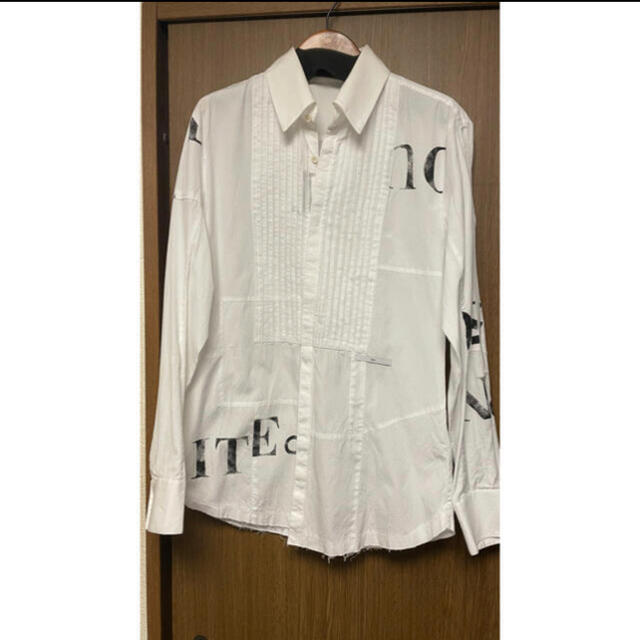 美品　桜井着　bajra ホワイト　ブロードシャツ　size2 メンズのトップス(シャツ)の商品写真