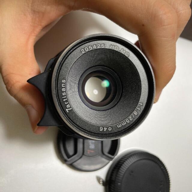 【美品】7artisans 25mm F1.8マニュアルフォーカスレンズ スマホ/家電/カメラのカメラ(レンズ(単焦点))の商品写真