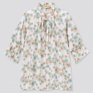 ポールアンドジョー(PAUL & JOE)のUNIQLO ユニクロ × ポール&ジョー UT ブラウス Sサイズ★新品送料込(シャツ/ブラウス(長袖/七分))