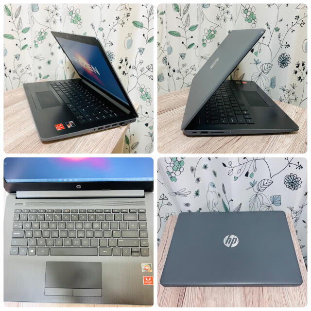 HP(ヒューレットパッカード)の【美品‼︎】HP/Ryzen3/ノートパソコン/Windows10/グレー/PC スマホ/家電/カメラのPC/タブレット(ノートPC)の商品写真