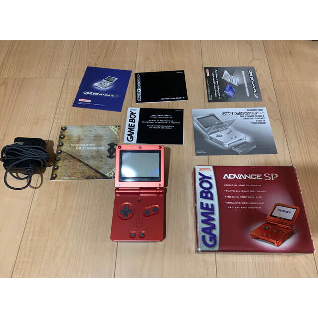 ゲームボーイアドバンスsp 北米版 本体美品 外箱“難“あり 世界の 36.0