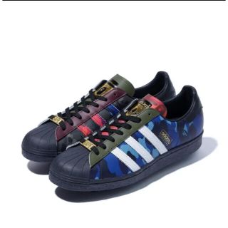 アベイシングエイプ(A BATHING APE)のBAPE ADIDAS SUPERSTAR 80S BAPE CAMO (スニーカー)