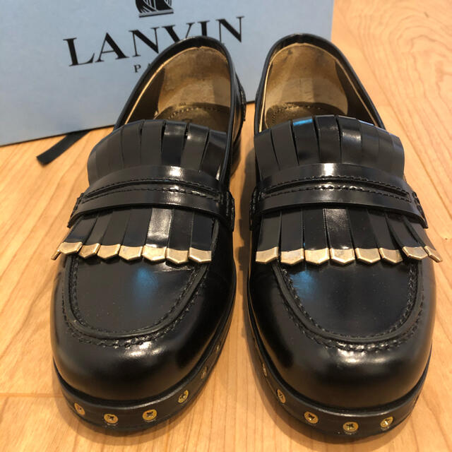 LANVIN ランバン  モカシンローファー　37ローファー/革靴