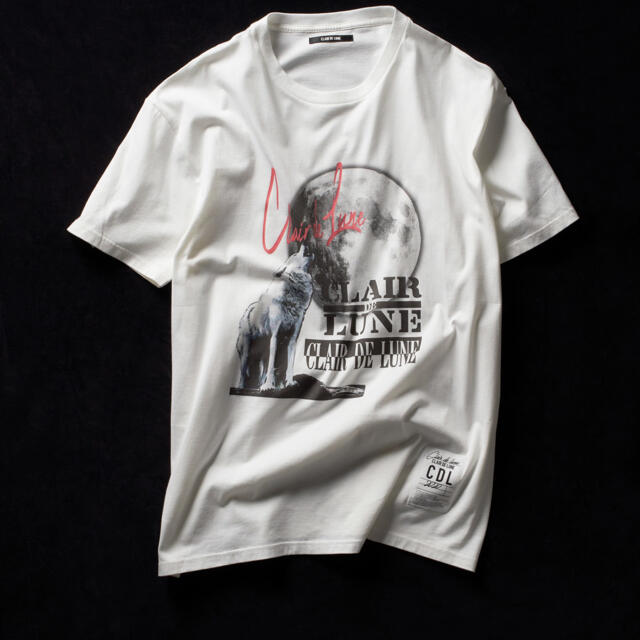 CLAIR DE LUNE プリントTシャツ