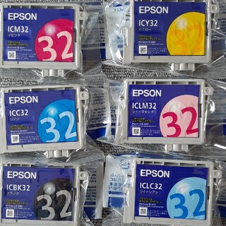 エプソン(EPSON)のエプソン　インクカートリッジ　IC6CL32 各色2個＋ブラック1個(その他)