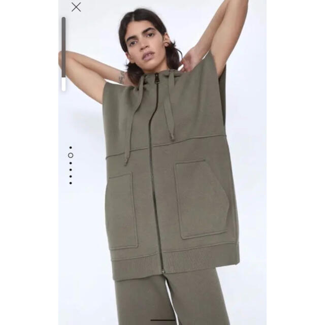 ZARA ザラ ニットパーカーニットパンツセットアップ