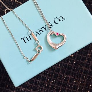 ティファニー(Tiffany & Co.)の専用ページ🎄【ティファニー】オープンハート ピンクサファイア入り(ネックレス)