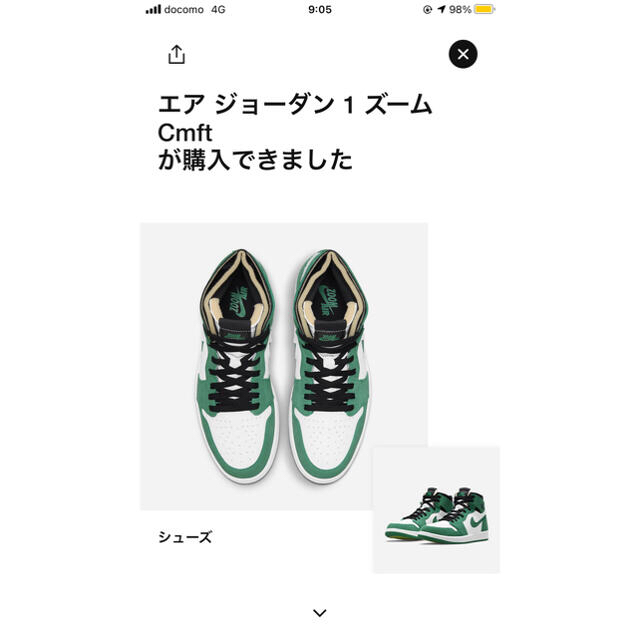 AIR JORDAN 1 ZOOM AIR CMFT 30cmメンズ