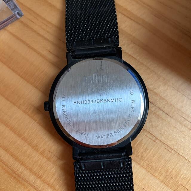 BRAUN(ブラウン)のBRAUN 腕時計　ブラウン時計　故障しています。 メンズの時計(腕時計(アナログ))の商品写真