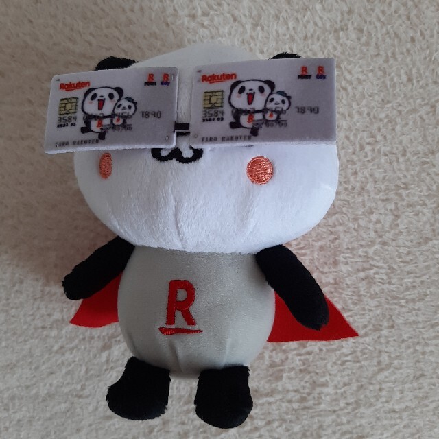 Rakuten(ラクテン)の楽天パンダ　ぬいぐるみ エンタメ/ホビーのおもちゃ/ぬいぐるみ(ぬいぐるみ)の商品写真