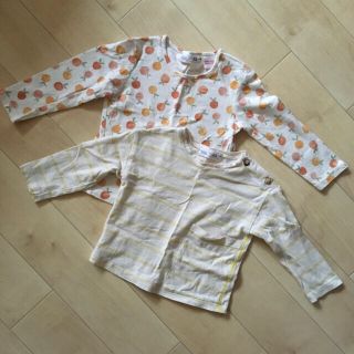 ザラキッズ(ZARA KIDS)のZARA ロンT2枚セット　80(シャツ/カットソー)