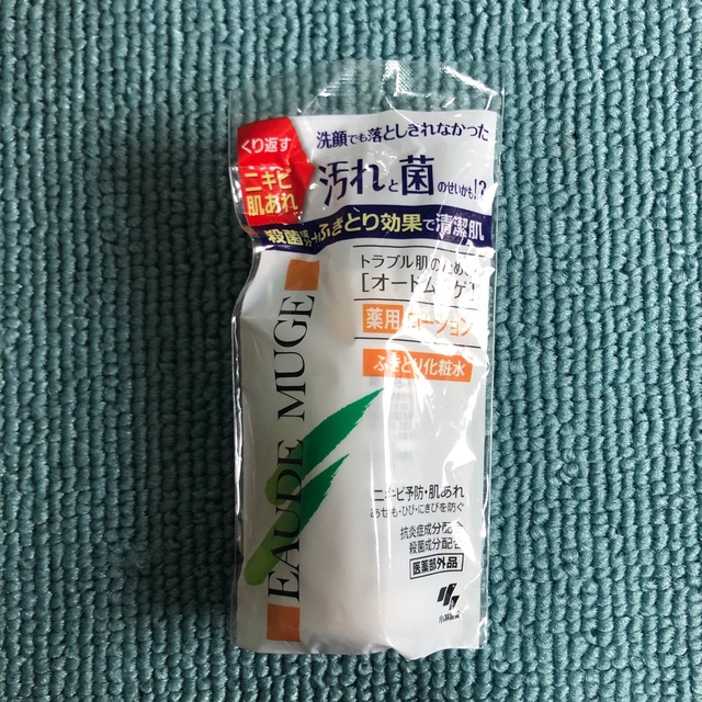 小林製薬(コバヤシセイヤク)の→新品〒小林製薬 オードムーゲ 薬用ローションふきとり化粧水サンプル18ml1本 コスメ/美容のスキンケア/基礎化粧品(化粧水/ローション)の商品写真