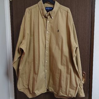 ポロラルフローレン(POLO RALPH LAUREN)のラルフローレン  長袖メンズシャツ★ カラシ色 2XL  (シャツ)