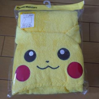 ポケモン(ポケモン)の新品未使用 ピカチュウ  湯上がりタオル(その他)