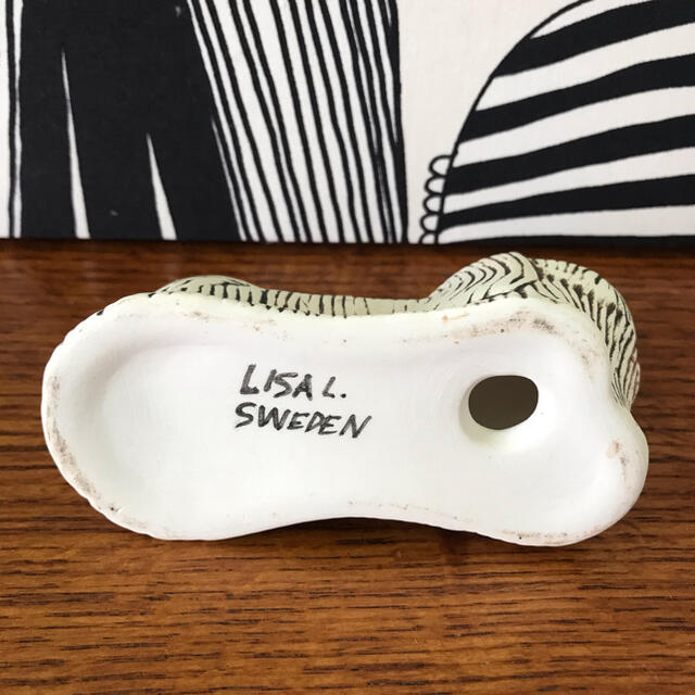 Lisa Larson(リサラーソン)のリサラーソン　置き物　北欧　雑貨　陶器 エンタメ/ホビーの美術品/アンティーク(彫刻/オブジェ)の商品写真
