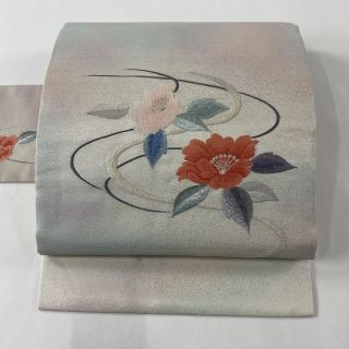 名古屋帯 美品 優品 正絹 【中古】(帯)