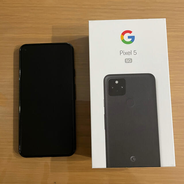 syusama用 pixel 5 SIMフリー  黒128GB 新古品