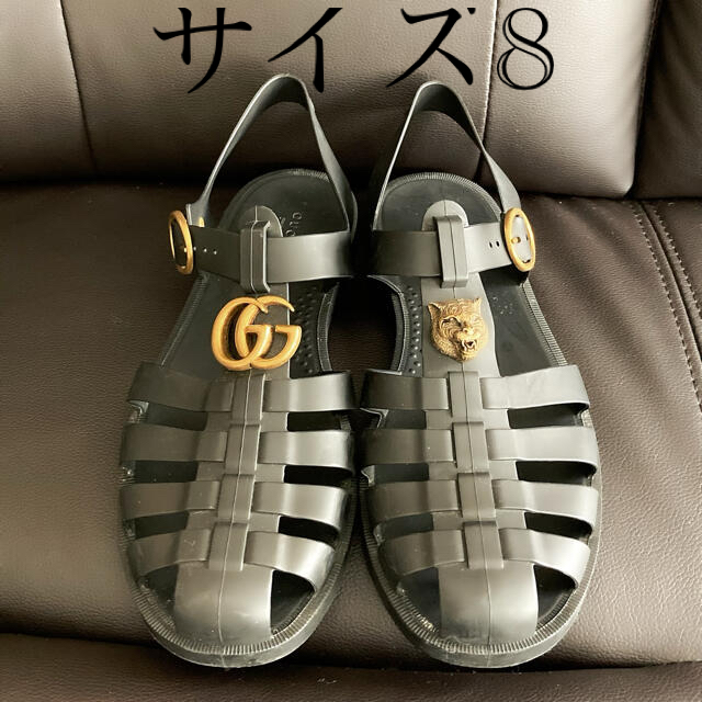 Gucci(グッチ)のGUCCI　ラバーバックル　ストラップ　サンダル メンズの靴/シューズ(サンダル)の商品写真