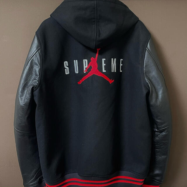 【M】Supreme x Jordan hooded sweatshirt