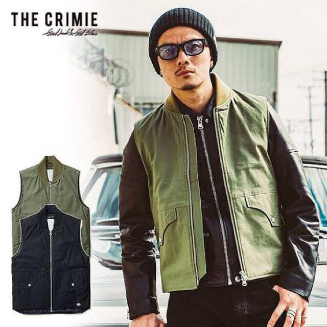 CRIMIE(クライミー)のCRIMIE クライミー BACK SATAIN THINSULATE VEST メンズのトップス(ベスト)の商品写真