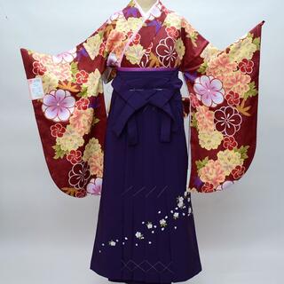 袴フルセット ジュニア用へ直し 135～150cm 袴変更可 NO19754(和服/着物)