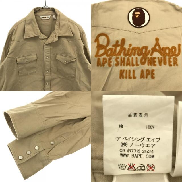 A BATHING APE(アベイシングエイプ)のA BATHING APE アベイシングエイプ 長袖シャツ メンズのトップス(シャツ)の商品写真