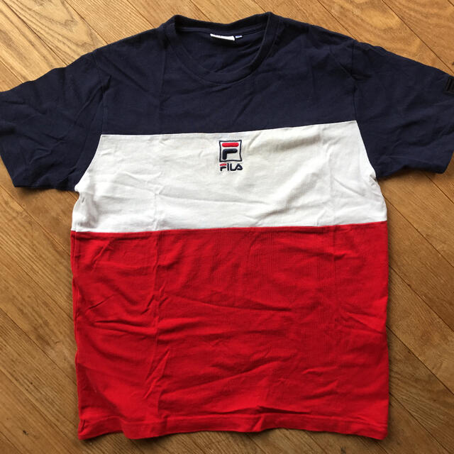 FILA(フィラ)のFILA トリコロールカラー　半袖　Tシャツ　フィラ メンズのトップス(Tシャツ/カットソー(半袖/袖なし))の商品写真