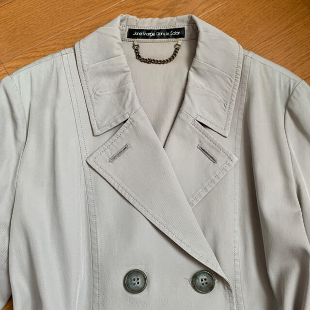 JaneMarple(ジェーンマープル)のJaneMarpleDansLeSalon コート　プリーツ　日本製 レディースのジャケット/アウター(トレンチコート)の商品写真