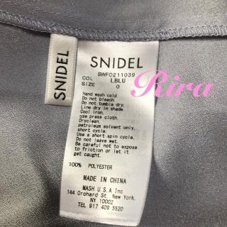 SNIDEL - 完売 新作新品 スナイデル プリーツロングワンピースの ...