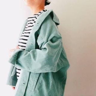 ザラ(ZARA)の値下げ！ザラ　ZARA  コーデュロイジャケット　ミントグリーン S(その他)