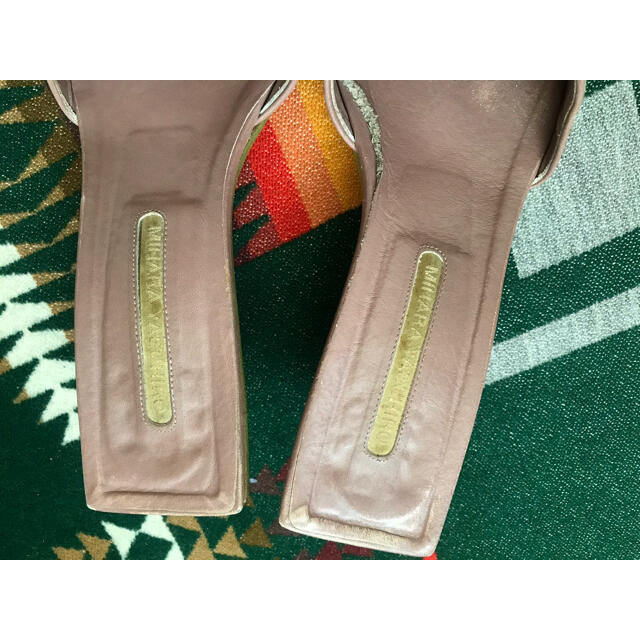 MIHARAYASUHIRO(ミハラヤスヒロ)のMIHARAYASUHIRO ミハラヤスヒロ レディース ビーズ細工 サンダル レディースの靴/シューズ(ミュール)の商品写真
