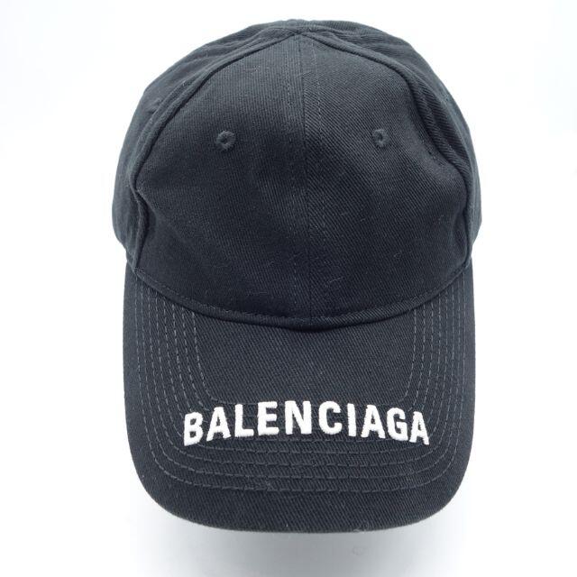 BALENCIAGA CAP IN BLACK バレンシアガ ロゴ 刺繍 大名 - キャップ