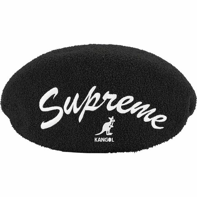 L 黒 Supreme Kangol Bermuda 504 Hat Black