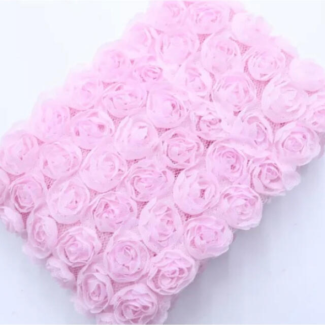 薔薇　リボン　レース　立体　3D ハンドメイド　素材　装飾