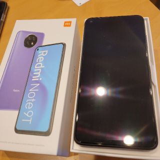 ソフトバンク(Softbank)の【SIMロック解除済】Xiaomi RedmiNote9T BLACK(スマートフォン本体)