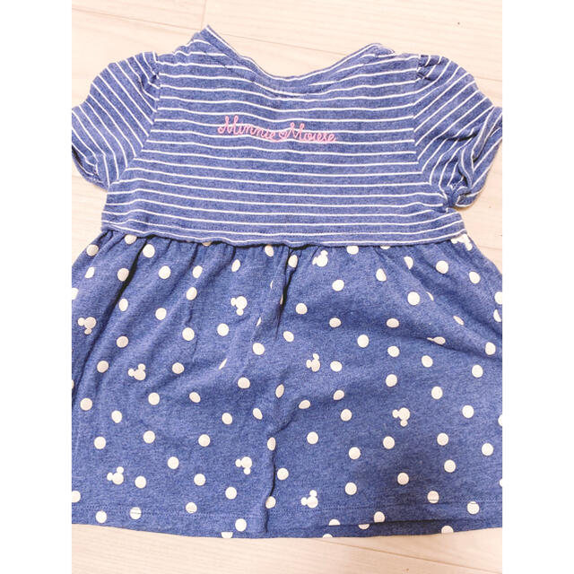 babyGAP(ベビーギャップ)の値下 babyGAP Disney ワンピース ブルマ付 70 80 キッズ/ベビー/マタニティのベビー服(~85cm)(ワンピース)の商品写真