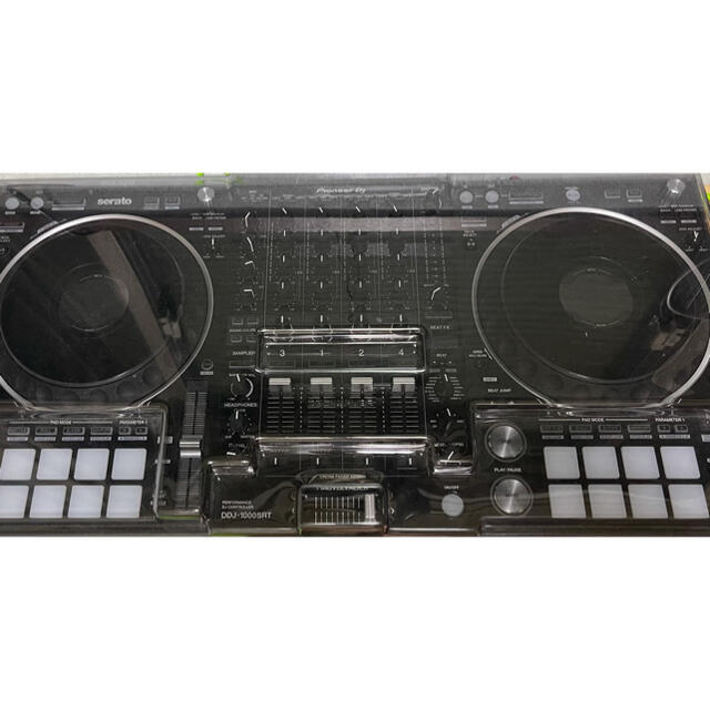 Pioneer(パイオニア)のddj 1000srtとダストカバー 楽器のDJ機器(DJコントローラー)の商品写真