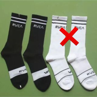 ルーカ(RVCA)の【新品未使用】RVCA ルーカ　ソックス  ブラック(その他)