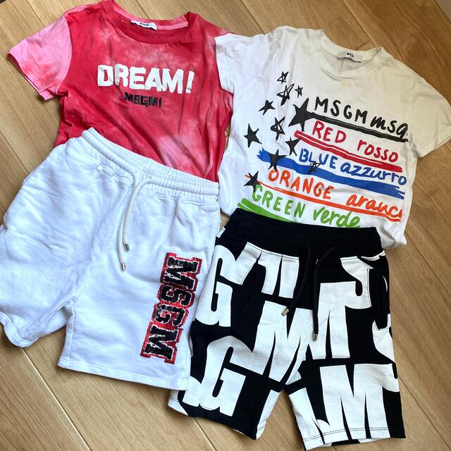 MSGM(エムエスジイエム)のMSGM  4点セット　120cm〜130cm キッズ/ベビー/マタニティのキッズ服男の子用(90cm~)(Tシャツ/カットソー)の商品写真