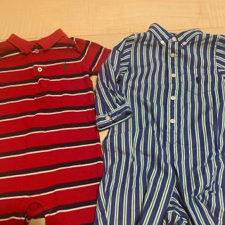 ポロラルフローレン(POLO RALPH LAUREN)のラルフローレン　ベビー　ロンパースセット　60〜70(ロンパース)