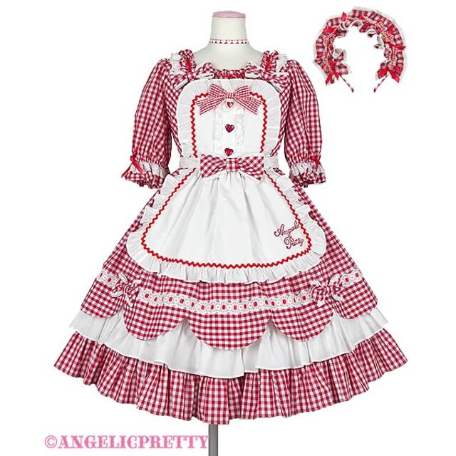 Angelic Pretty - Heart cafeワンピース