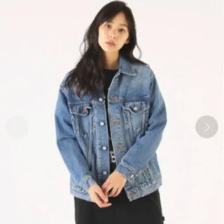 マウジー(moussy)の【moussy】DROP SHOULDER DENIM JK(Gジャン/デニムジャケット)