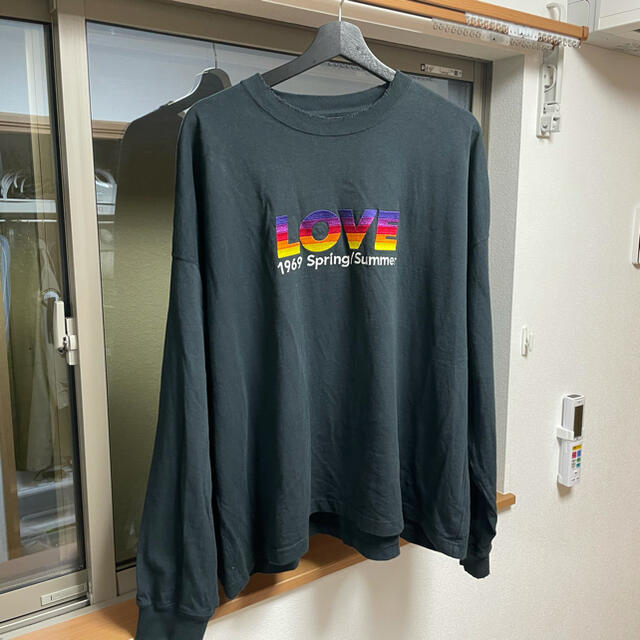 DAIRIKU 21SS love 刺繍 long T shirts - Tシャツ/カットソー(七分/長袖)