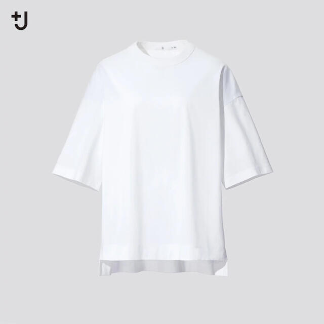 UNIQLO(ユニクロ)のユニクロ ジルサンダー スーピマコットンオーバーサイズT ホワイト XXL  メンズのトップス(Tシャツ/カットソー(半袖/袖なし))の商品写真