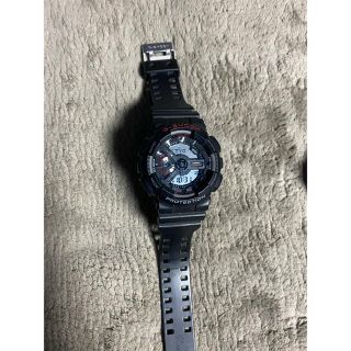 ジーショック(G-SHOCK)のG-SHOCK Gショック　GA-110 黒 赤 ブラック レッド(腕時計(デジタル))